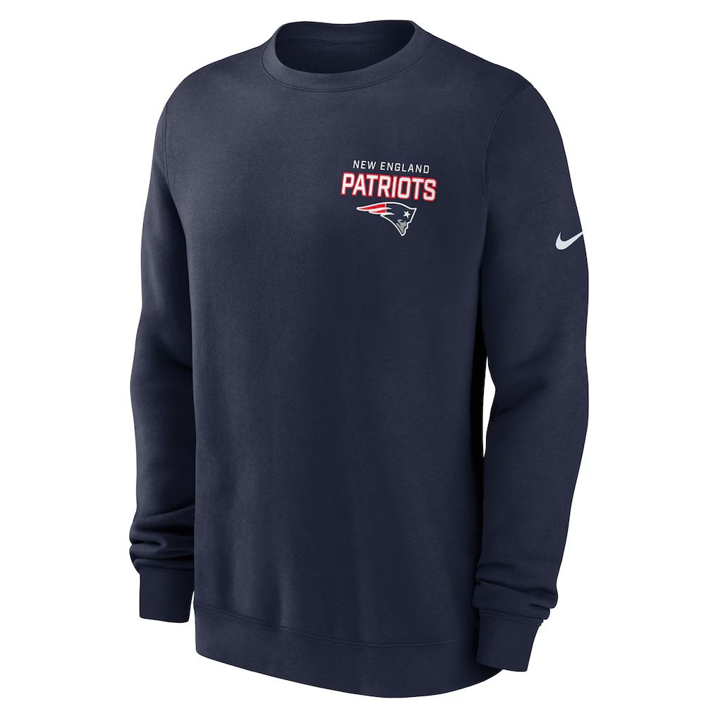 2026 NFL New England Patriots round-neck sweatshirt 01->new england patriots->NFL Jersey